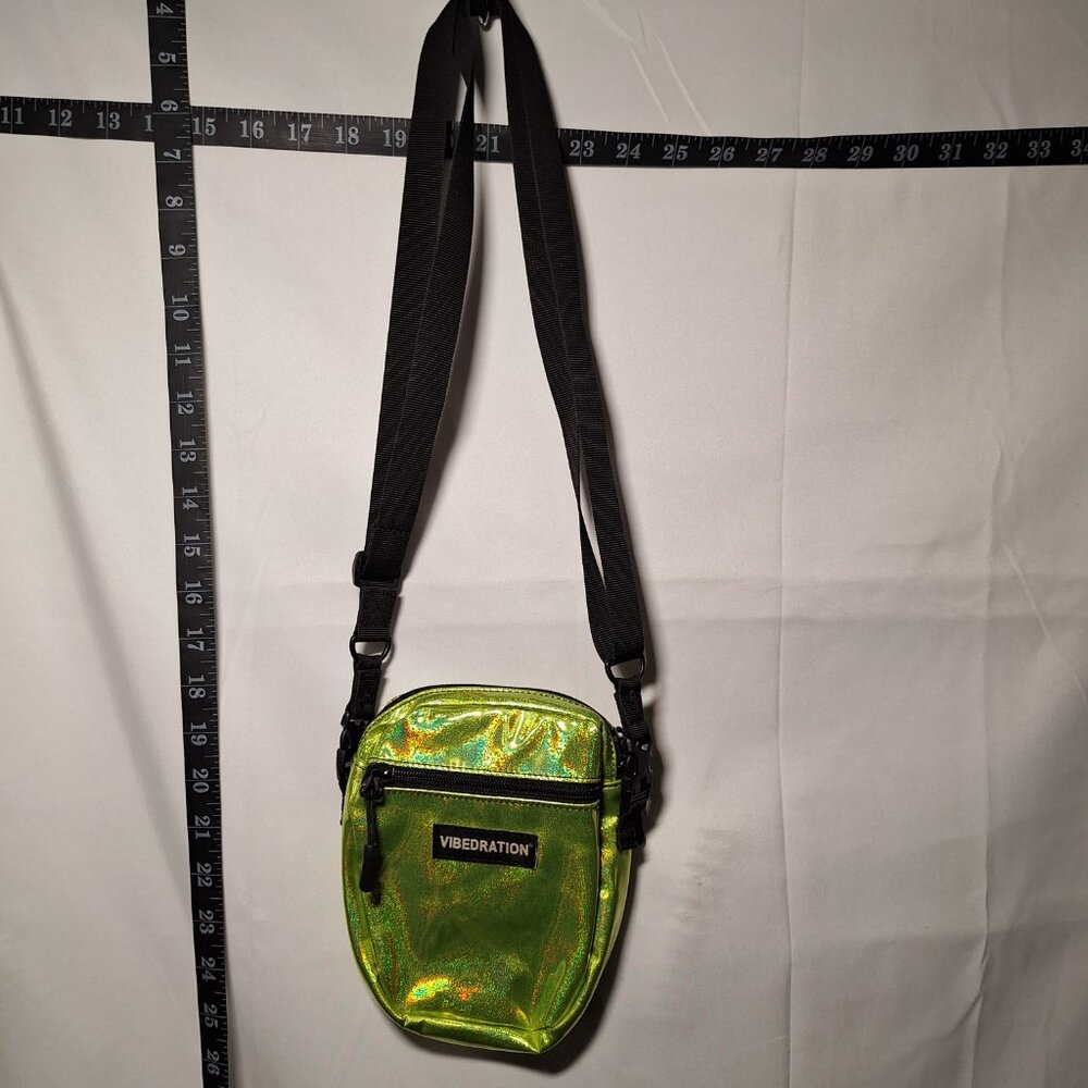 Vibedration Messenger/Crossbody Bag - yellow-green glitter - used - Picture 3 of 11